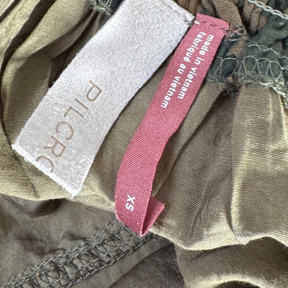 Anthropologie Pilcro Women's Utility Suspender Cross Strap Apron Skirt Sz XS - Picture 7 of 10